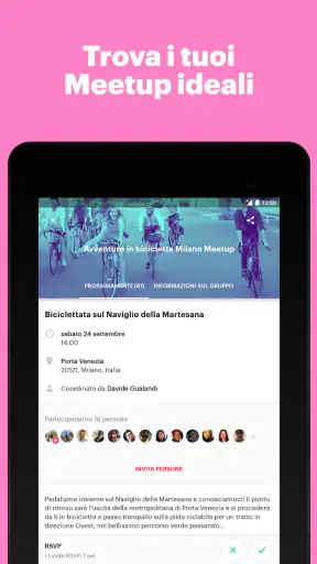 Meetup: eventi nella tua zona screenshot
