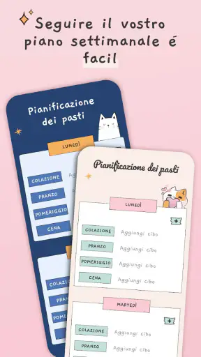 Menu Planner Settimanale screenshot