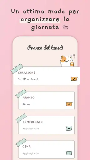 Menu Planner Settimanale screenshot