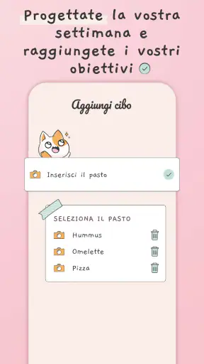 Menu Planner Settimanale screenshot