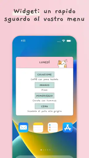 Menu Planner Settimanale screenshot