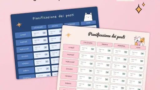 Menu Planner Settimanale screenshot