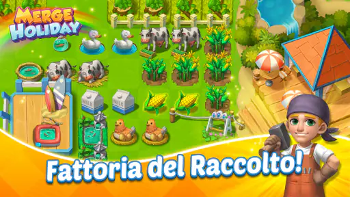Merge Holiday: Garden & Pet screenshot