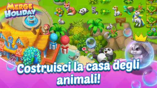 Merge Holiday: Garden & Pet screenshot