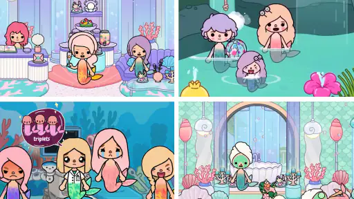Mermaid Games: Princess Salon screenshot