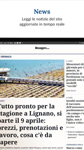 Messaggero Veneto screenshot