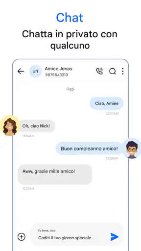 Messaggi screenshot