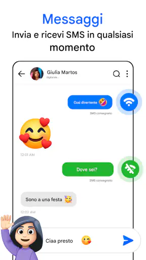 Messaggi screenshot