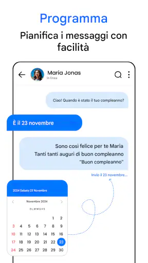 Messaggi screenshot