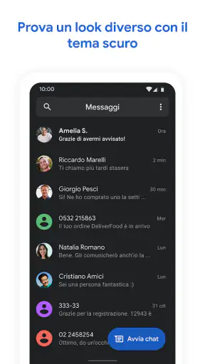 Messaggi di Google screenshot