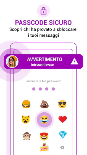 Messenger SMS Messaggi, Emoji screenshot