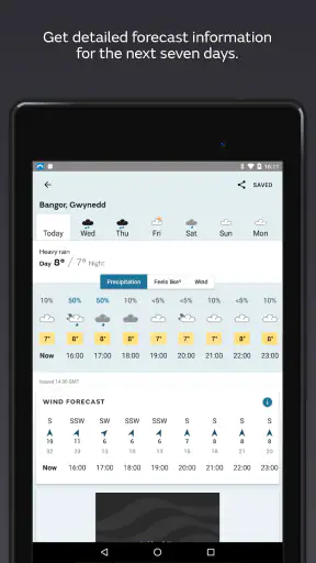 Met Office Weather Forecast screenshot