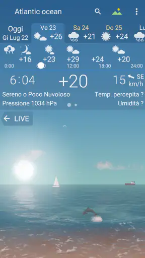 Meteo Accurato YoWindow screenshot