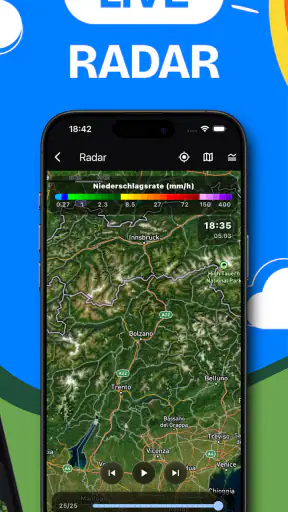 Meteo Alps screenshot