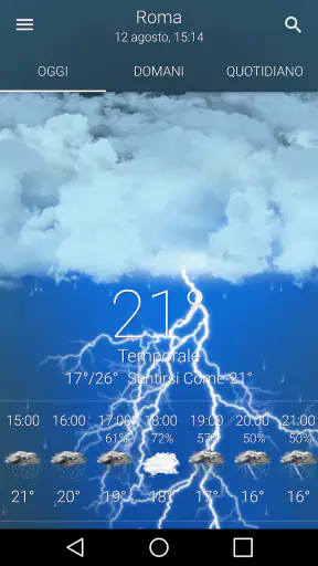 Meteo: Cielo Sereno screenshot
