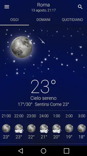 Meteo: Cielo Sereno screenshot