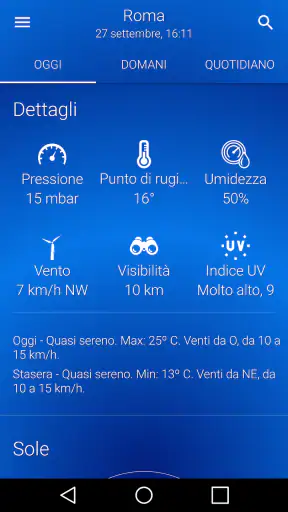 Meteo: Cielo Sereno screenshot
