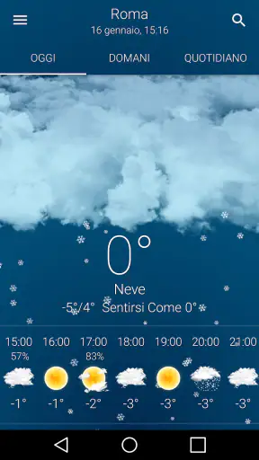 Meteo: Cielo Sereno screenshot