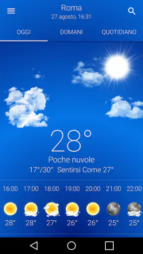 Meteo: Cielo Sereno screenshot