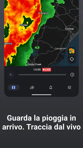 Meteo di Rain Viewer screenshot