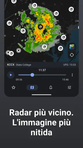 Meteo di Rain Viewer screenshot