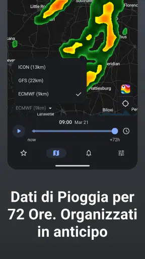 Meteo di Rain Viewer screenshot