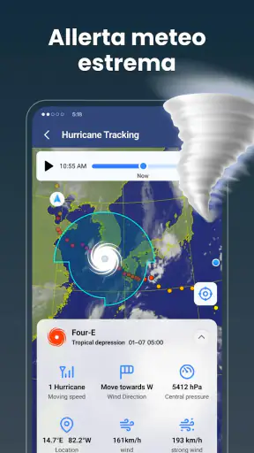 Meteo in tempo reale screenshot