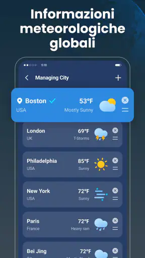 Meteo in tempo reale screenshot