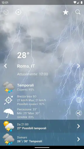Meteo Italia XL PRO screenshot