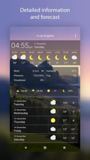 Meteo Live Wallpapers screenshot
