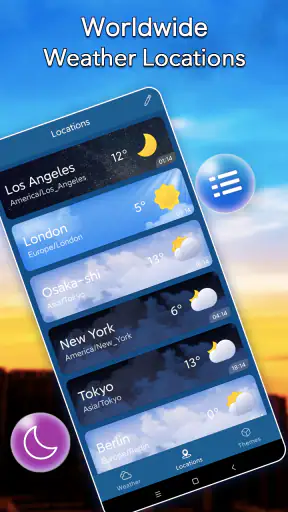 Meteo locale：Widget Previsioni screenshot