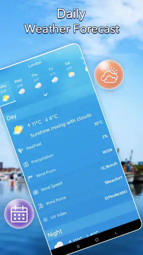 Meteo locale：Widget Previsioni screenshot