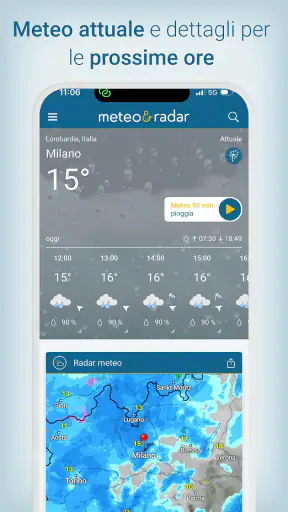 Meteo & Radar - allerte meteo screenshot