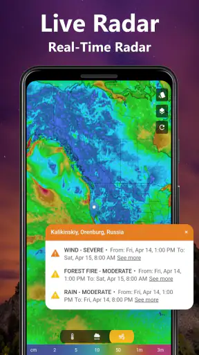 Meteo: radar e widget screenshot