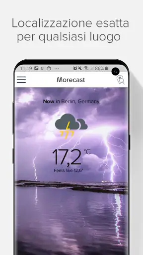Meteo, Radar, Widget: Morecast screenshot