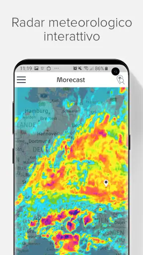 Meteo, Radar, Widget: Morecast screenshot