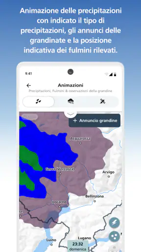MeteoSwiss screenshot