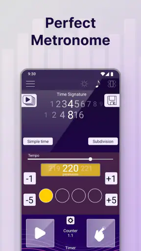 Metronomo perfetto screenshot