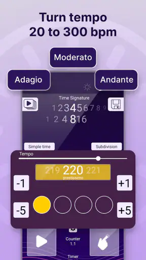 Metronomo perfetto screenshot