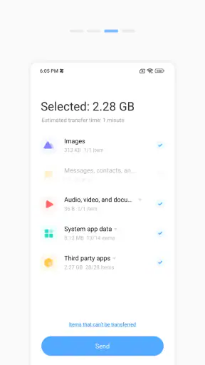 Mi Mover screenshot