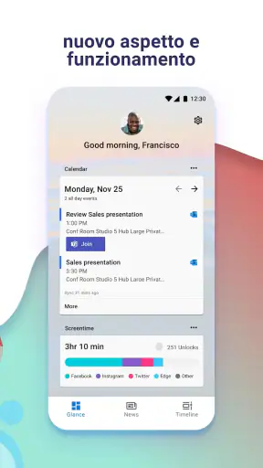 Microsoft Launcher screenshot