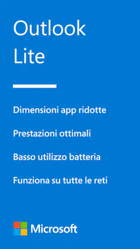 Microsoft Outlook Lite: Email screenshot