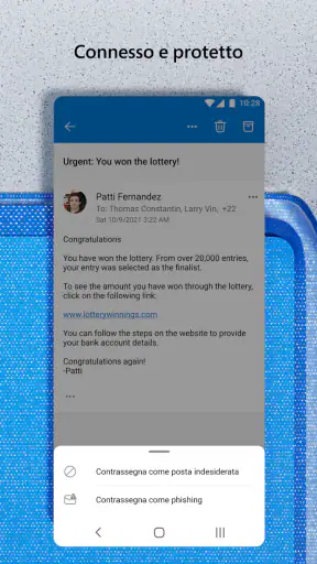 Microsoft Outlook Lite: Email screenshot