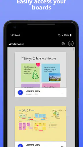 Microsoft Whiteboard screenshot