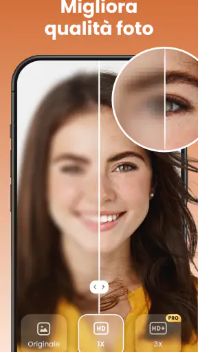 Migliora Foto AI - AI Enhancer screenshot
