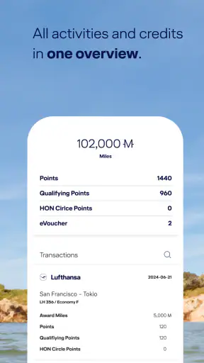 Miles & More screenshot