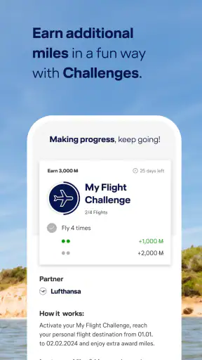 Miles & More screenshot