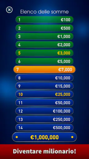 Milionario 2025 Gioco a quiz screenshot