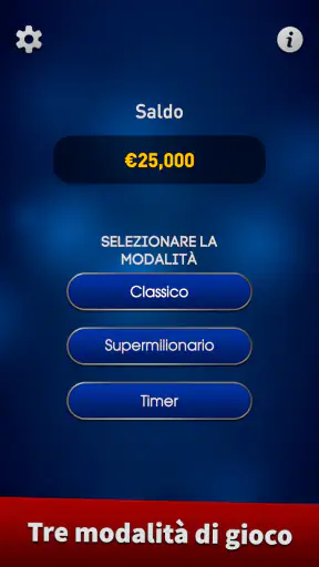 Milionario 2025 Gioco a quiz screenshot
