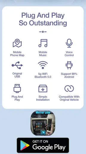 Mirror link car connector screenshot